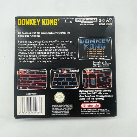 Donkey Kong Nintendo Gameboy Advance GBA Game Boxed Complete PAL-Trippy Trades
