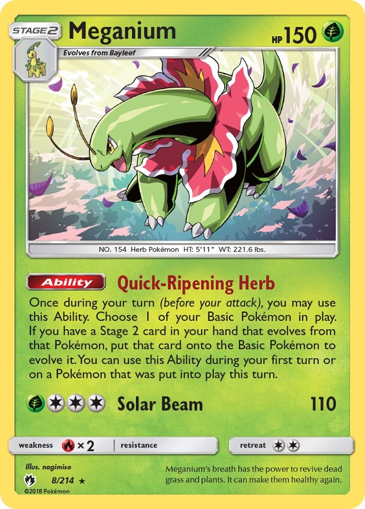 Meganium [SM8 - 8/214]-Trippy Trades