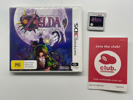 The Legend of Zelda Majora's Mask 3D Nintendo 3DS Game + Manual PAL