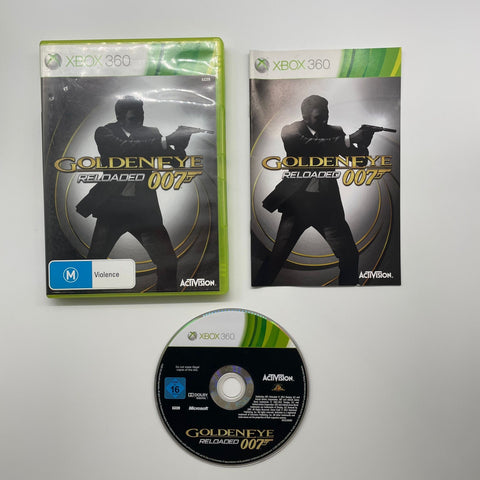 Goldeneye Reloaded 007 Xbox 360 Game + Manual PAL 05A4