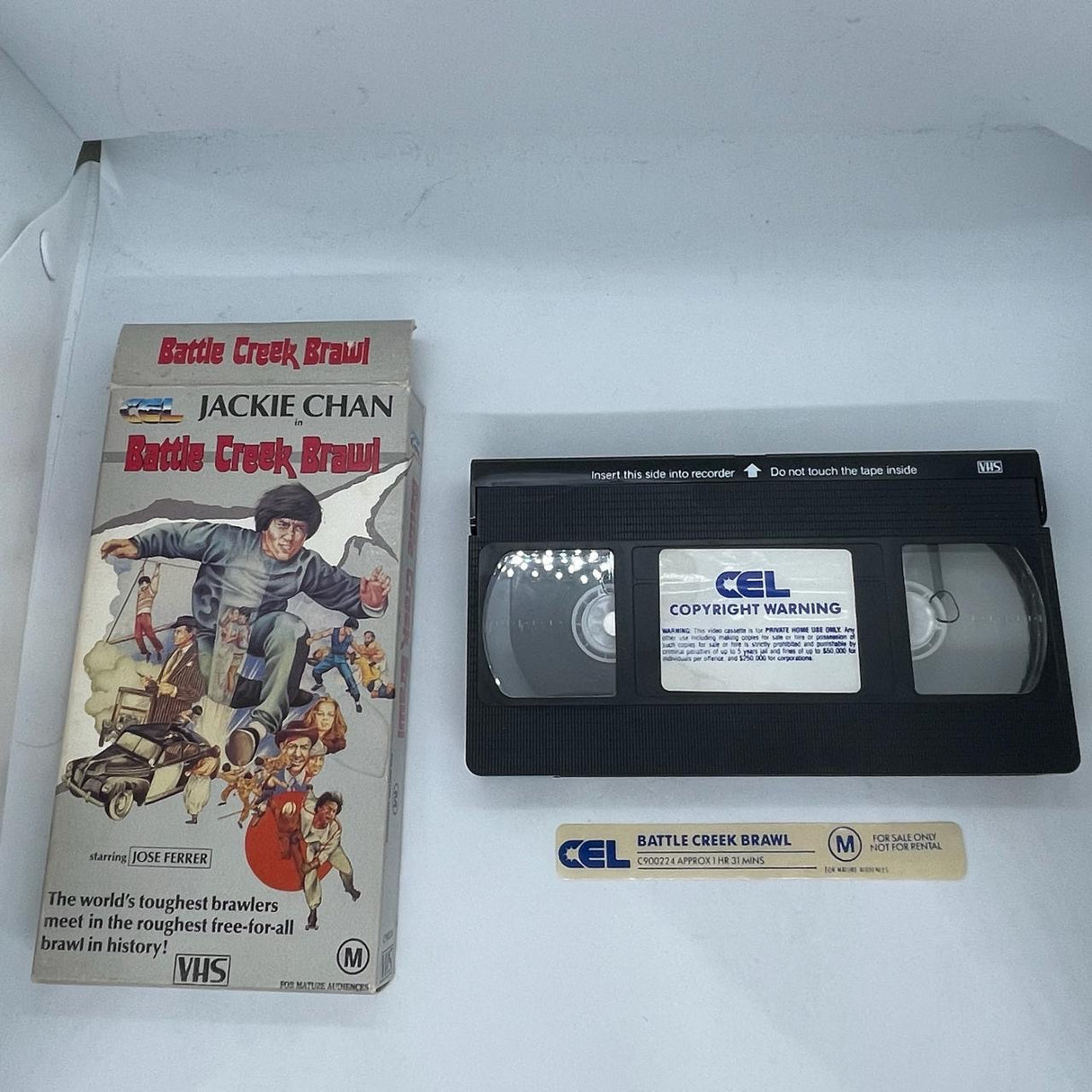 Battle Creek Brawl VHS Video Cassette Tape