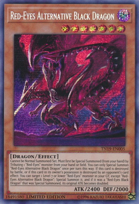 Red-Eyes Alternative Black Dragon [CT16 - TN19-EN005]-Trippy Trades