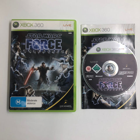 Star Wars The Force Unleashed Xbox 360 Game + Manual PAL 05A4