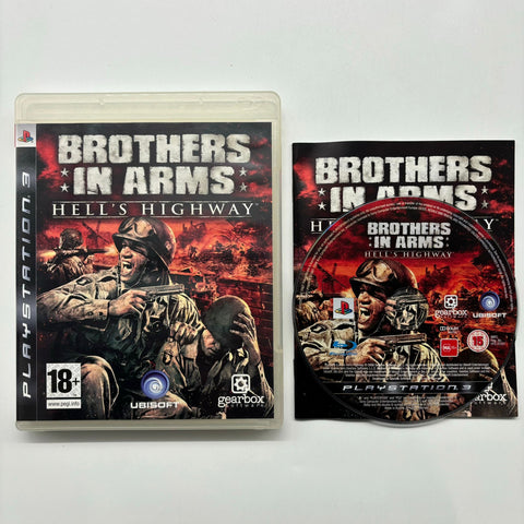 Brothers In Arms Hells Highway PS3 Playstation 3 Game + Manual 05A4