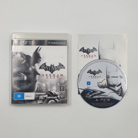 Batman Arkham City PS3 Playstation 3 Game + Manual 05A4