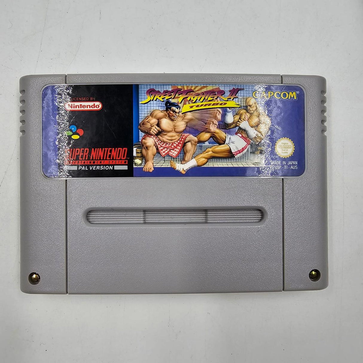 Street Fighter II 2 Turbo Super Nintendo SNES Game Cartridge PAL 9JE4 - Trippy Trades 