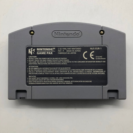 Mischief Makers Nintendo 64 N64 Game Cartridge PAL