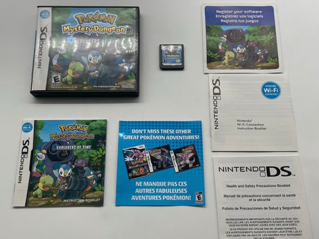 Pokemon Mystery Dungeon Explorers of Time Nintendo DS Game + Manual
