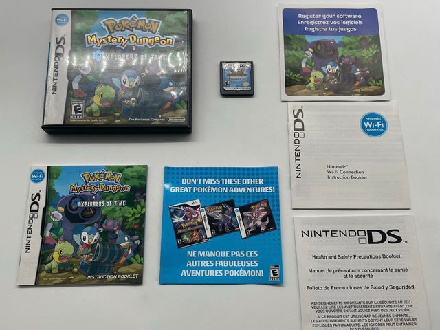 Pokemon Mystery Dungeon Explorers of Time Nintendo DS Game + Manual