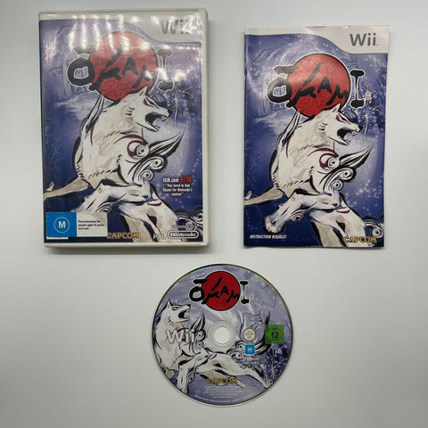 Okami Nintendo Wii Game + Manual PAL 05A4