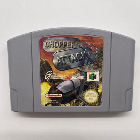 Chopper Attack Nintendo 64 N64 Game Cartridge PAL 05A4