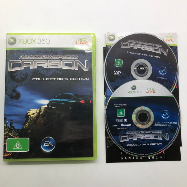 Need For Speed Carbon Collectors Edition Xbox 360 Game + Manual PAL 25AU4