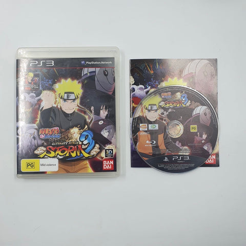 Naruto Shippuden Ultimate Ninja Storm 3 PS3 Playstation 3 Game + Manual 05A4