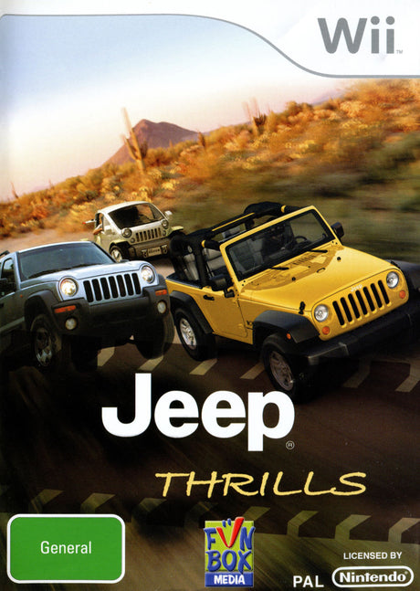 Jeep Thrills Nintendo Wii Game PAL