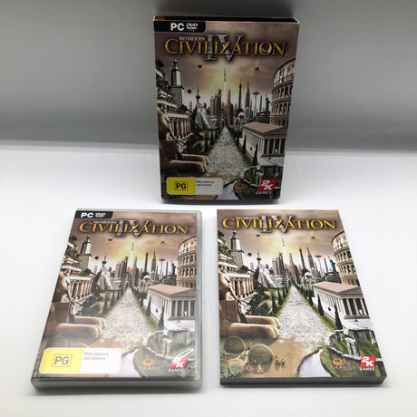 Sid Meier's Civilization IV PC Game Windows DVD-ROM Complete With Manual 25AU4
