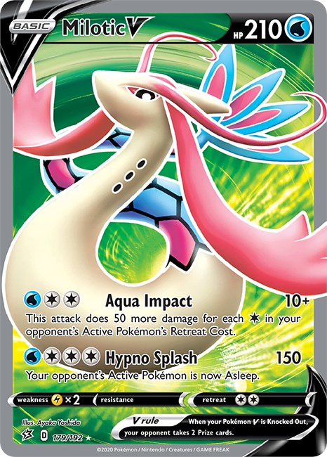 Milotic V (Full Art) [SWSH02 - 179/192]-Trippy Trades