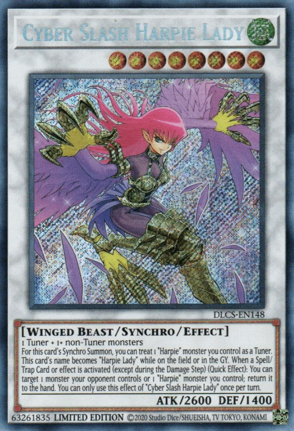 Cyber Slash Harpie Lady [DLCS - DLCS-EN148]-Trippy Trades