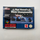 Nigel Mansell's World Championship Super Nintendo SNES Game Boxed PAL 05A4