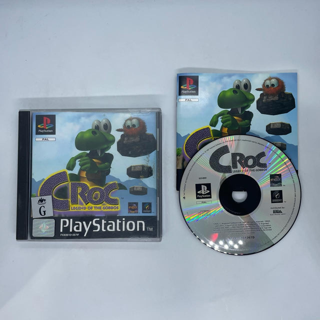 Croc: Legend Of The Gobbos PS1 Playstation 1 Game + Manual PAL