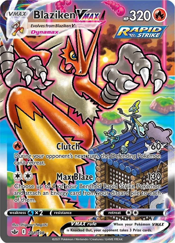 Blaziken VMAX (Alternate Art Secret) [SWSH06 - 201/198]-Trippy Trades