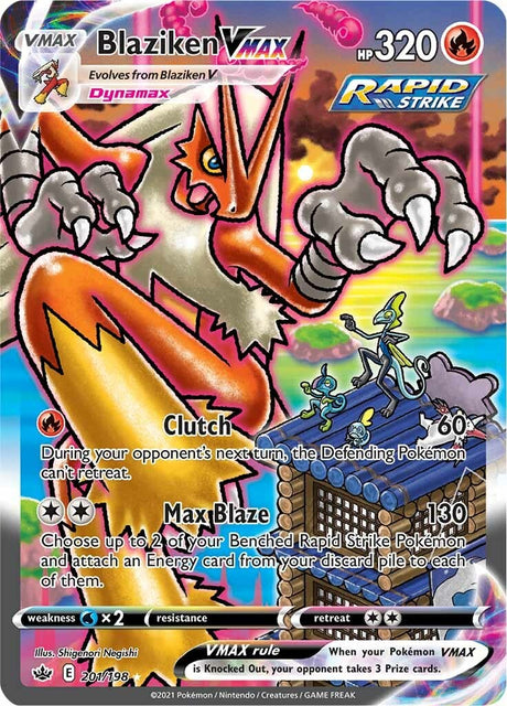 Blaziken VMAX (Alternate Art Secret) [SWSH06 - 201/198]-Trippy Trades