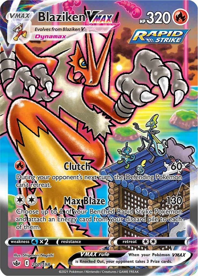 Blaziken VMAX (Alternate Art Secret) [SWSH06 - 201/198]-Trippy Trades