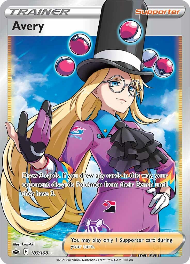 Avery (Full Art) [SWSH06 - 187/198]-Trippy Trades