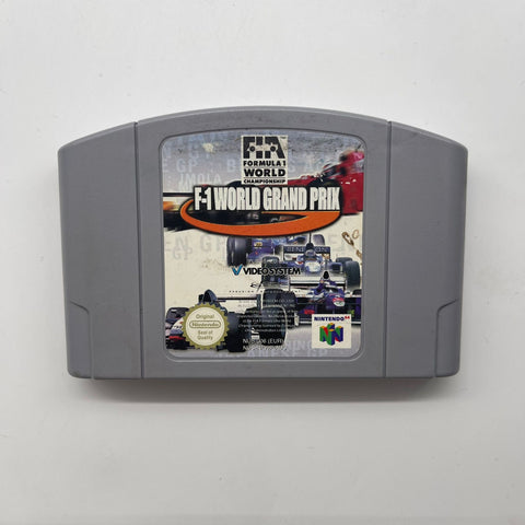 F-1 World Grand Prix Nintendo 64 N64 Game Cartridge PAL 05A4