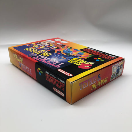 Tetris and Dr. Mario Super Nintendo SNES Game Boxed Complete PAL