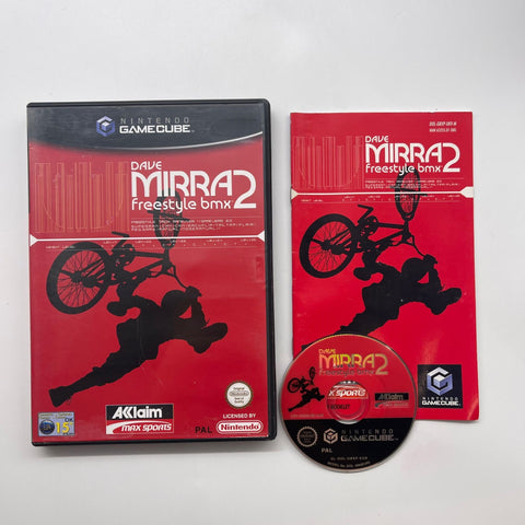 Dave Mirra Freestyle BMX 2 Nintendo Gamecube Game + Manual PAL 05A4