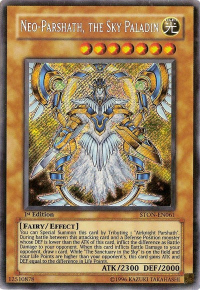 Neo-Parshath, The Sky Paladin [STON - STON-EN061]