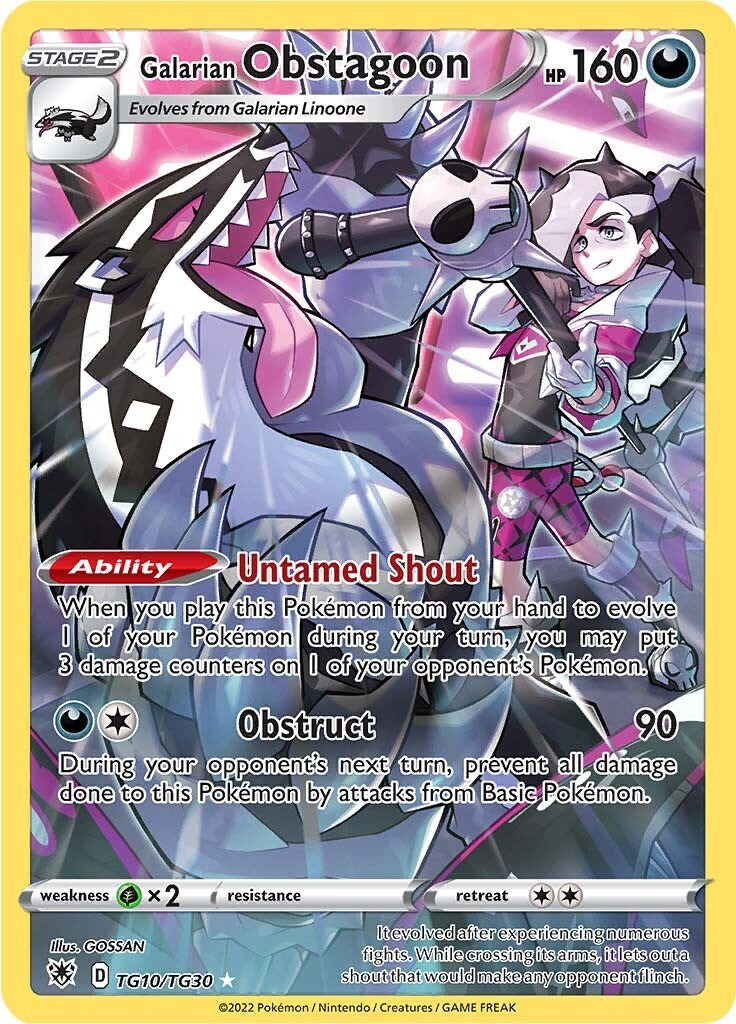 Galarian Obstagoon [SWSH10:TG - TG10/TG30]