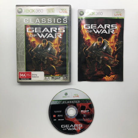 Gears Of War Xbox 360 Game + Manual PAL