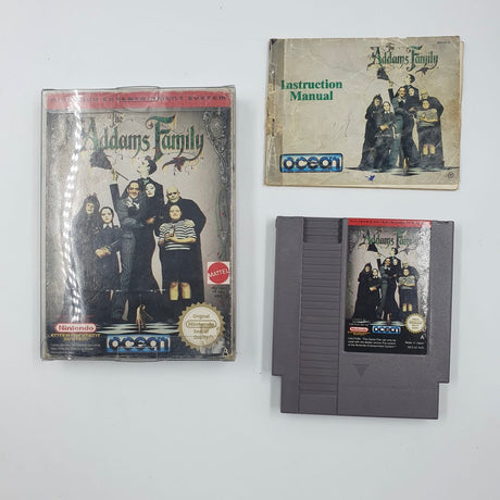 The Addams Family Nintendo Entertainment System NES Game Boxed + Manual PAL