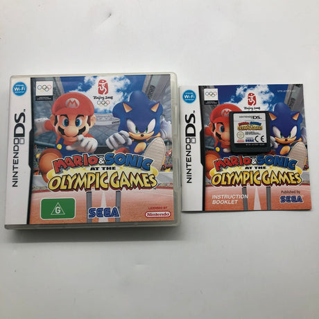 Mario & Sonic at the Olympic Games Nintendo DS Game + Manual