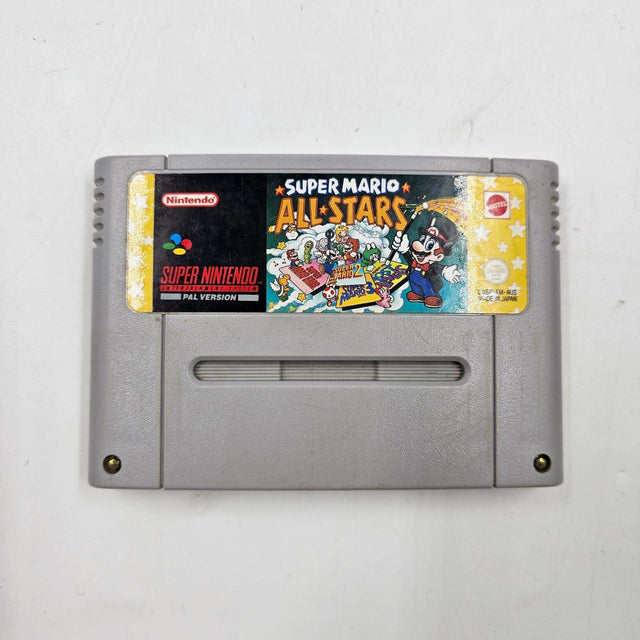 Super Mario All Stars Super Nintendo SNES Game Cartridge PAL 9JE4 - Trippy Trades 