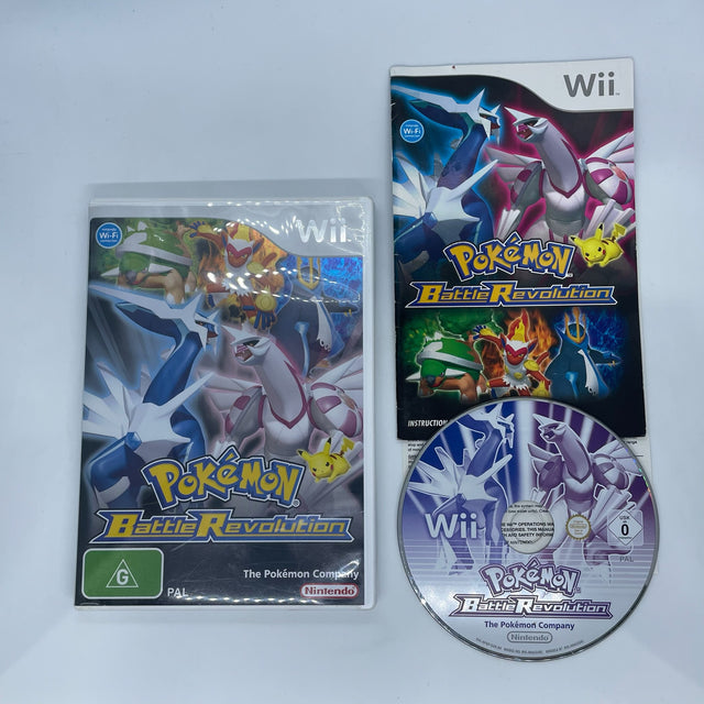 Pokemon Battle Revolution Nintendo Wii Game + Manual PAL