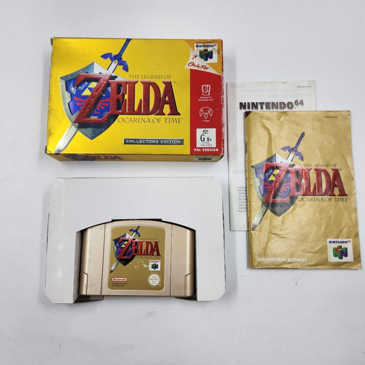 The Legend of Zelda Ocarina of Time Nintendo 64 N64 Game Boxed Complete PAL 9JE4 - Trippy Trades 