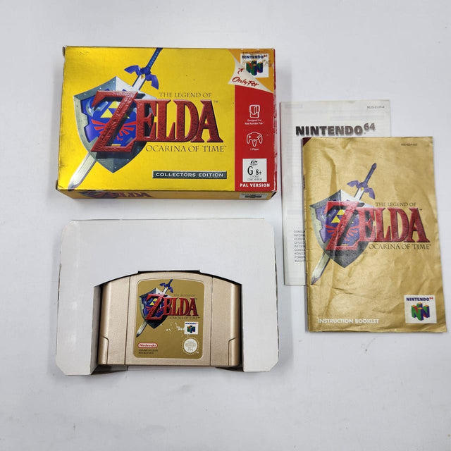 The Legend of Zelda Ocarina of Time Nintendo 64 N64 Game Boxed Complete PAL 9JE4 - Trippy Trades 