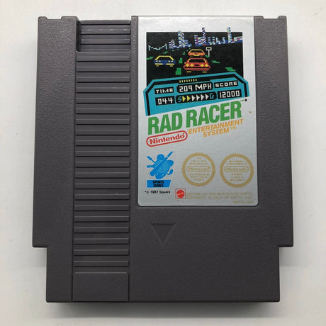 Rad Racer Nintendo Entertainment System Game PAL
