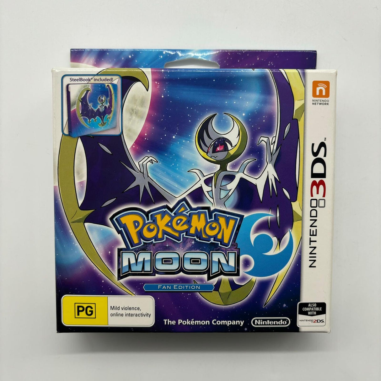 Pokemon Moon Fan Edition Nintendo 3DS Game Boxed PAL - Trippy Trades 