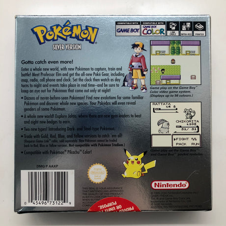 Pokemon Silver Version Nintendo Gameboy Color / Colour Game Boxed Complete 25AU4-Trippy Trades