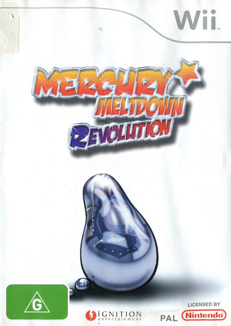 Mercury Meltdown Revolution Nintendo Wii Game PAL Nintendo Wii Game