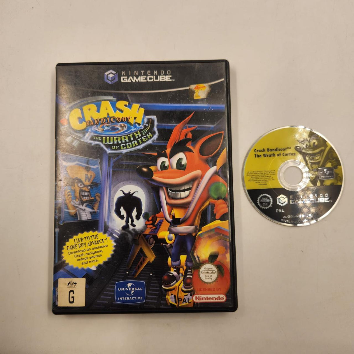 Crash Bandicoot The Wrath of Cortex Nintendo Gamecube Game PAL