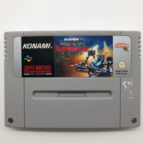 Super Probotector Alien Rebels Super Nintendo SNES Game Cartridge PAL