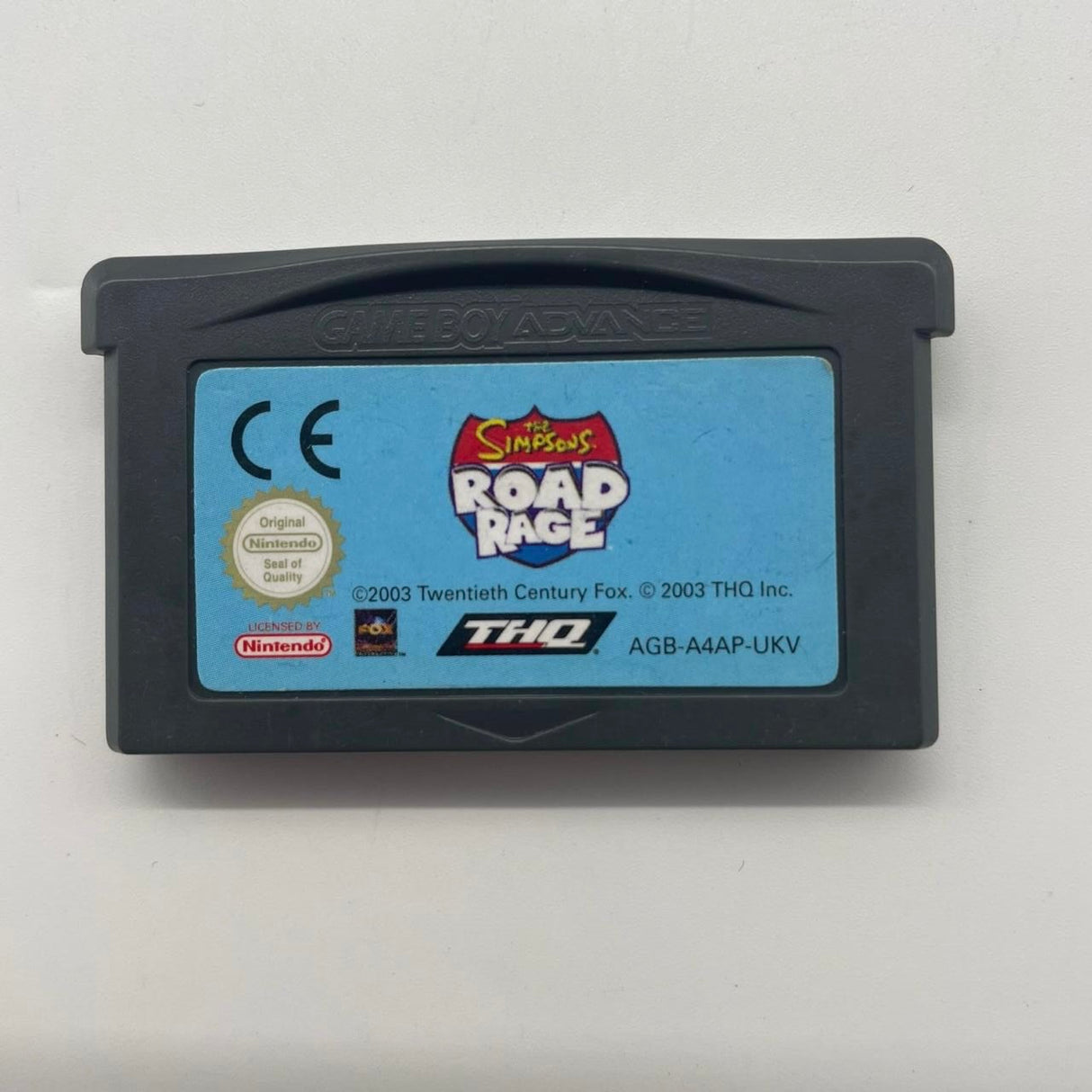 The Simpsons Road Rage Nintendo Gameboy Advance GBA Game Cartridge