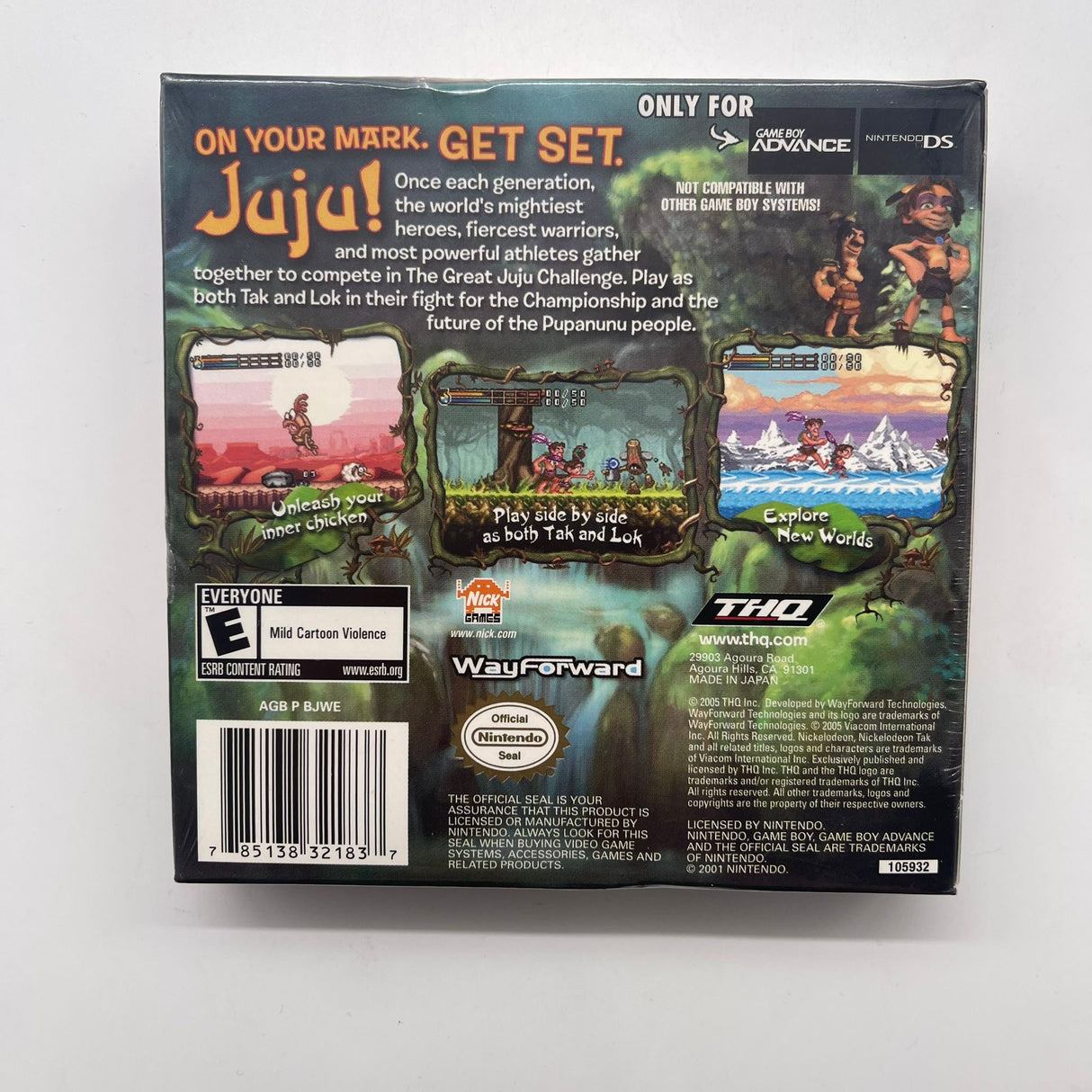 Tak The Great Juju Challenge Nintendo Gameboy Advance GBA Game Brand New SEALED