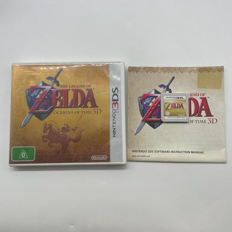 The Legend of Zelda Ocarina of Time Nintendo 3DS Game + Manual PAL