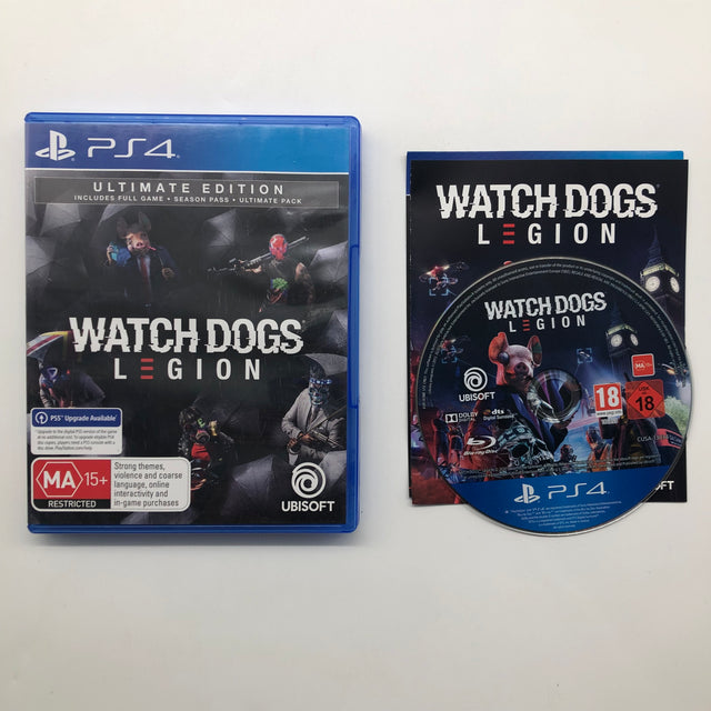Watch Dogs Legion Ultimate Edition PS4 Playstation 4 Game + Manual