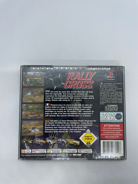 Rally Cross PS1 Playstation 1 Game + Manual PAL